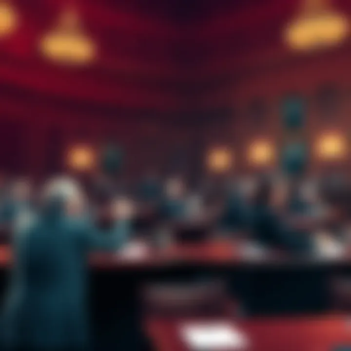 Senators casting votes on the CLARITY Act in a legislative session