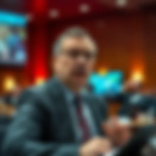 Sergey Nazarov at CFTC meeting Sergey Nazarov speaking at a CFTC meeting about new regulations for the derivatives market