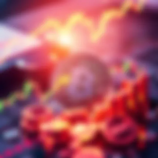 A visual representation of SHIB cryptocurrency trading near the $0.0588 support level, showing weak trading volume and price movement.