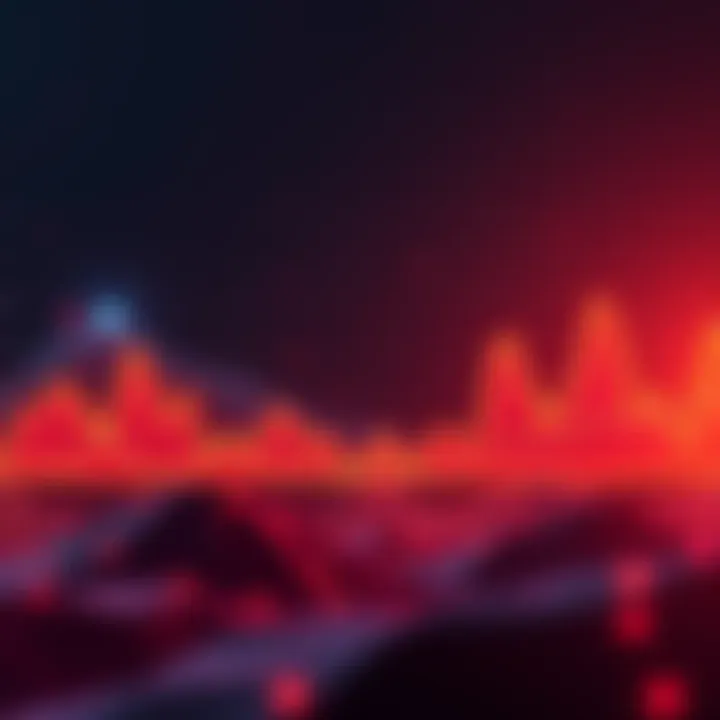 A line graph showing the decline and potential bounce back of SHIB token value over time, with markers indicating key market events.