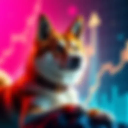 A chart showing potential upward trend for Shiba Inu cryptocurrency