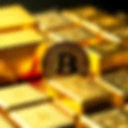 Shift from Gold to Bitcoin ETFs Representation of a Bitcoin symbol with gold bars in the background, illustrating the trend from gold ETFs to Bitcoin ETFs in 2026