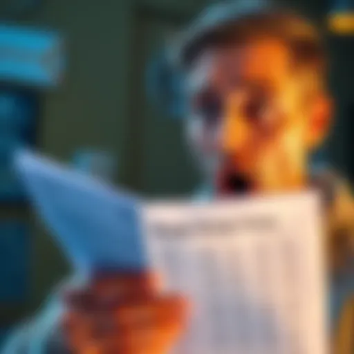 A person looking surprised while examining a document showing high swap fees and costs related to MetaMask and slippage