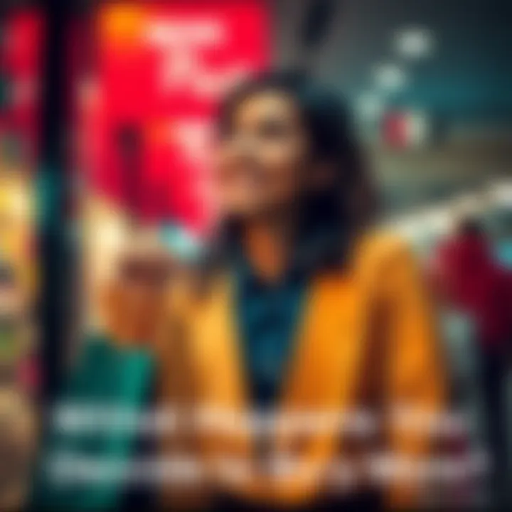 A person looking satisfied while holding shopping bags