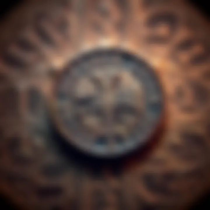 A close-up of a short cross penny featuring unusual damage, possibly linked to Henry II or Richard I.
