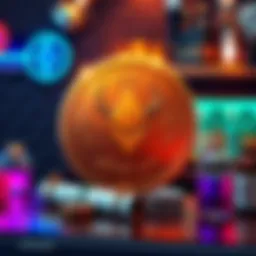Visual representation of Sick Buffalo token alongside Ethereum symbols and real-world assets like a bar, illustrating its unique features and community focus