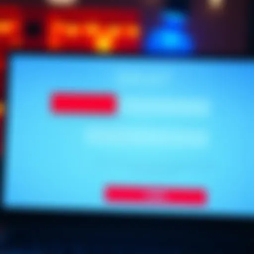 Screenshot showing blocked fields and illegible text on a sign-up offer page