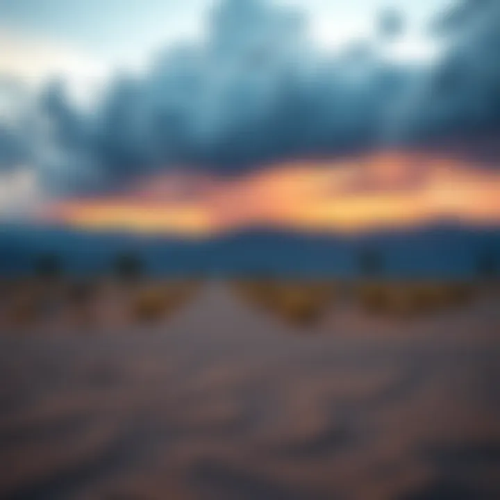 A visual representation of fading digital interactions, showcasing a deserted social media landscape with dark clouds looming above.