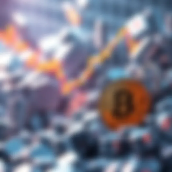 A graphic showing soaring silver prices alongside a declining Bitcoin to silver ratio.