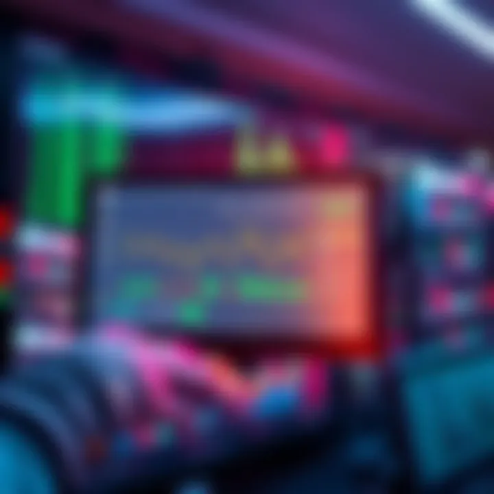 A visual representation of Simonbot assisting users with stock tracking on Discord, showing stock charts and price updates in a chat interface.