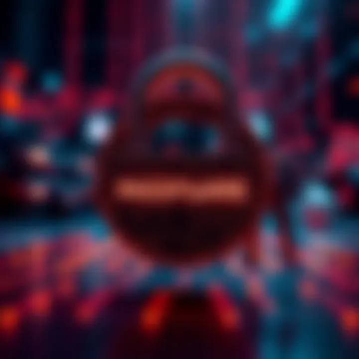 Single Signature with Passphrase A digital lock symbolizing single signature security with a passphrase, contrasting with a two-key setup.