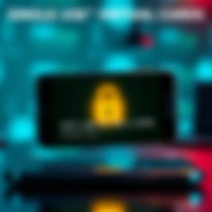 A digital single-use virtual card displayed on a smartphone screen with a lock symbol, representing secure payments for AI agents.