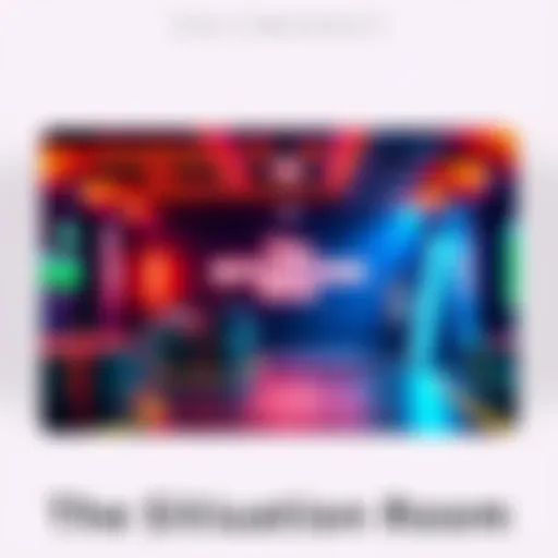 Interior of 'The Situation Room' sports bar with fans enjoying games and betting activities