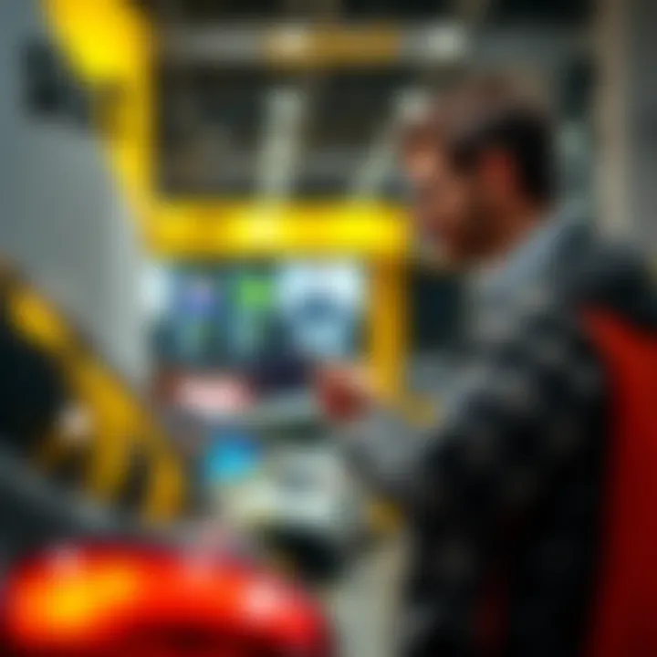 A customer at Sixt rental counter showing a Revolut card to the clerk