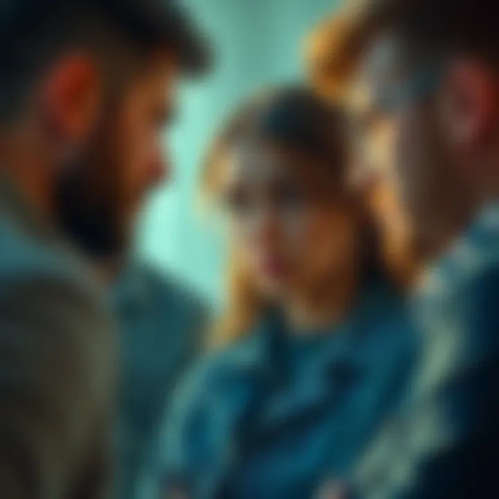A woman looks concerned as she talks with her boyfriend about his interest in meme coins and their risks.