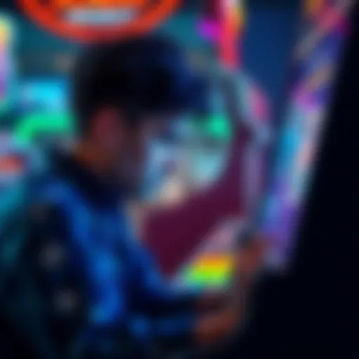 A frustrated player looking at their game screen with a spinning loading icon, expressing concern about delayed payout notifications from Arcade.