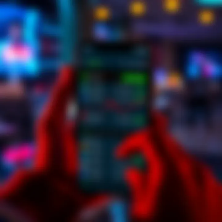 A person holding a smartphone displaying a crypto exchange app with small trade amounts, representing the trend of small crypto swaps