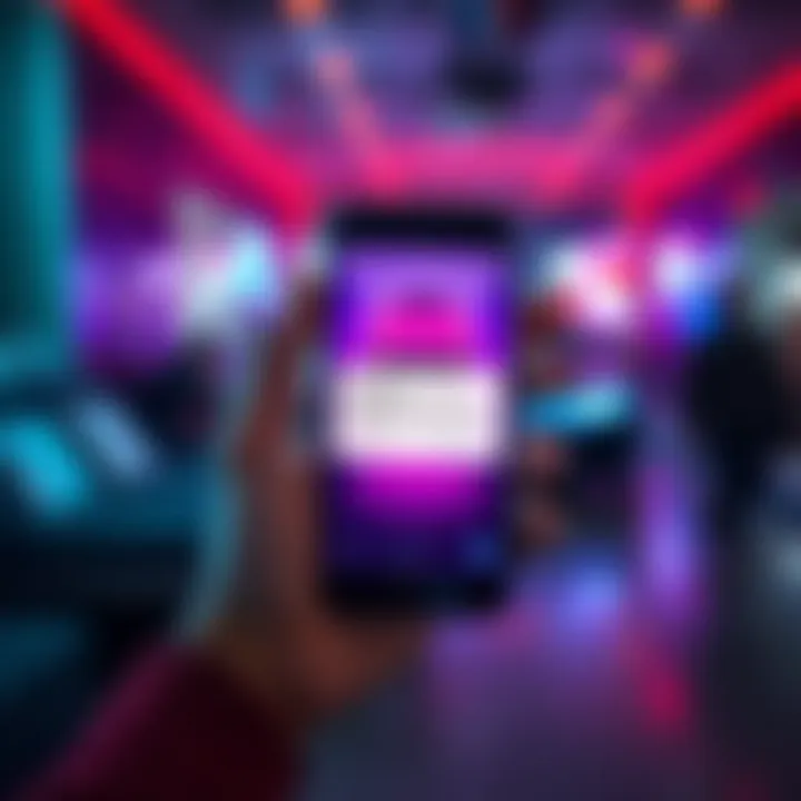 A person holding a smartphone displaying a notification about VR, looking confused.