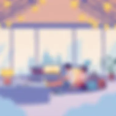 Illustration showing people embracing the Sleepy Lite lifestyle, focusing on relaxation and daily routines.