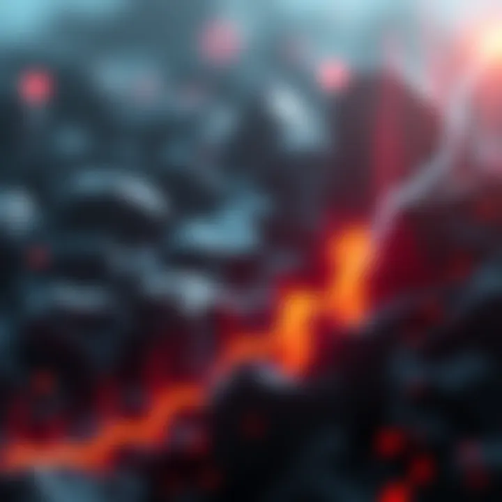 A graphic showing SOL cryptocurrency price trend with upward arrows despite low on-chain activity indicators