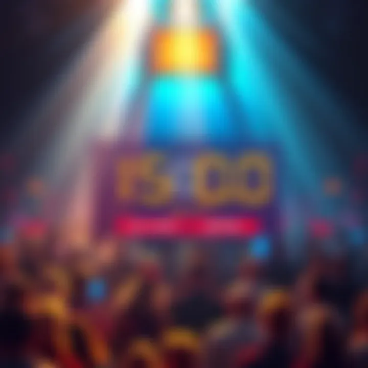 A digital clock showing 17:00 PT with a graphic of $SOL cryptocurrency and a crowd of people preparing for the drop.