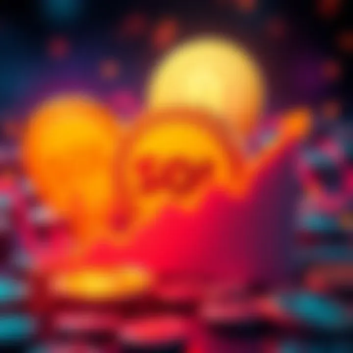 A visual representation of SOL tokens with a graph showing changes in APY, illustrating the relationship between staking amount and rewards.