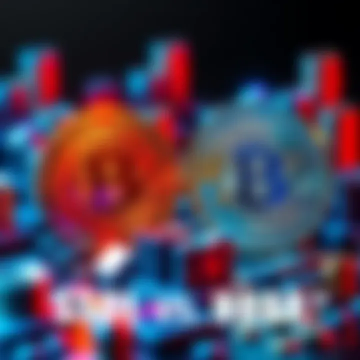 A visual comparison of the SOL and HBAR cryptocurrencies, highlighting their market caps and token prices to show value differences.