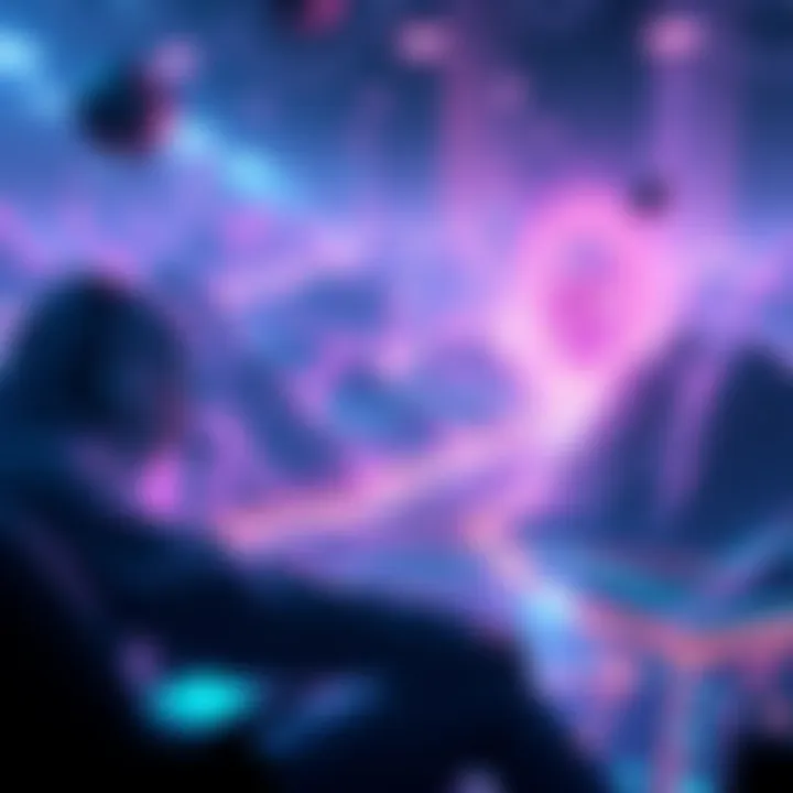 A digital representation of Solana's blockchain ecosystem, showcasing innovation and community engagement