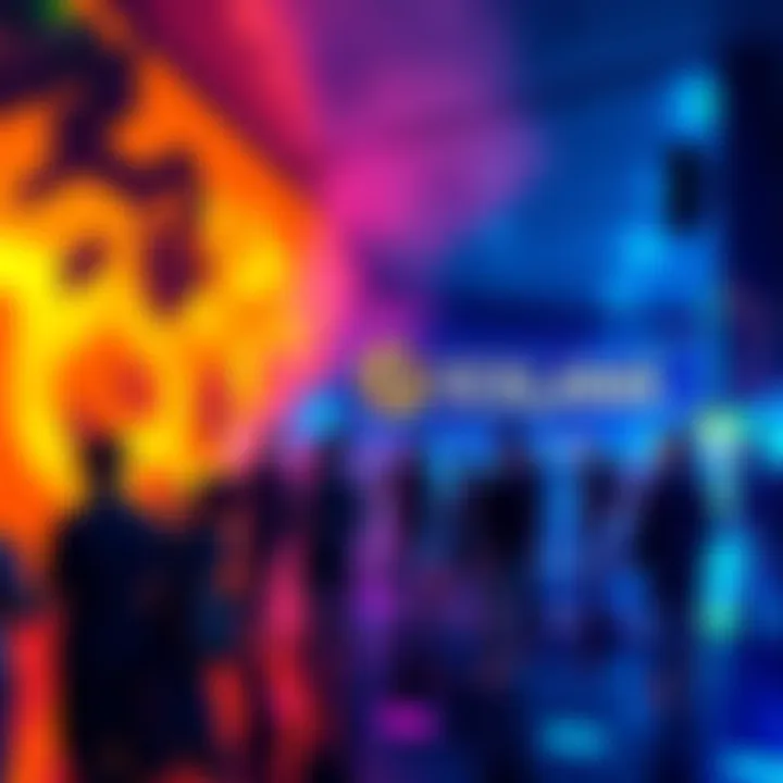 A vibrant representation of optimism in the cryptocurrency market with Solana's logo and bullish trends