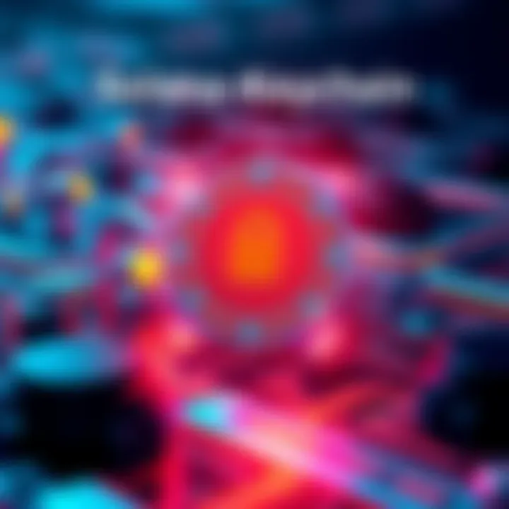 A visual representation of the Solana-Keychain library with icons for Rust and TypeScript, showing security features and support for multiple backends.