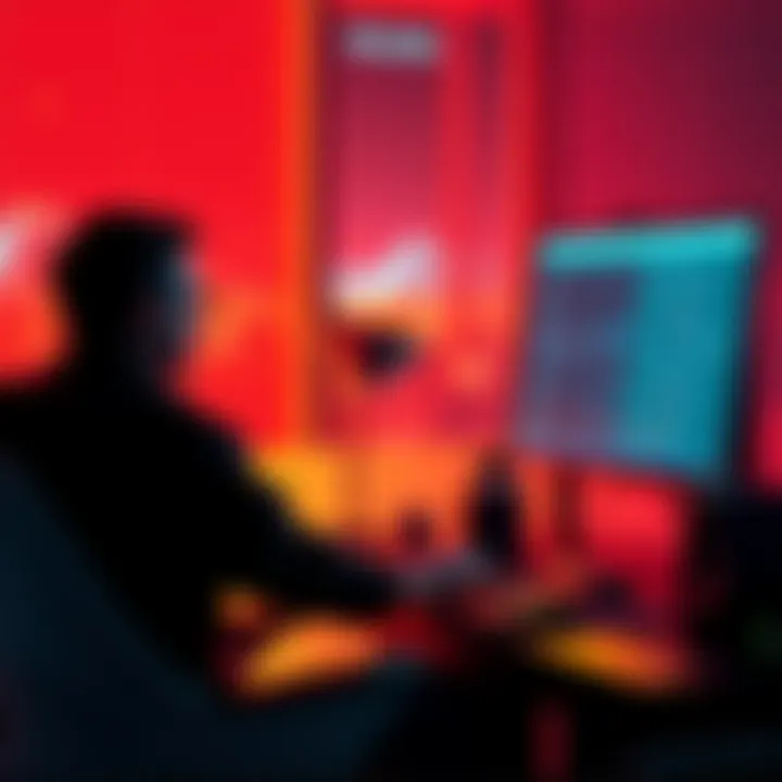 A beginner using Solana on a computer, managing USDC assets