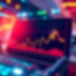 A graphic showing a chart with Solana's price trend and indicators, symbolizing its valuation in the cryptocurrency market.