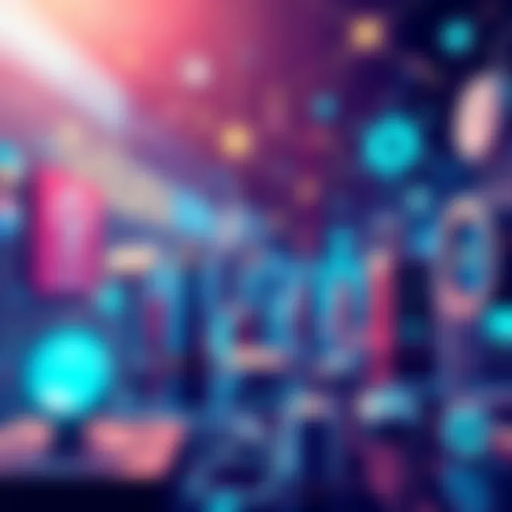 Illustration showcasing various real-world applications of Solana in technology and business