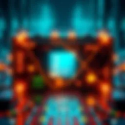 Solana Block Finalization Process A visual representation of Solana's blockchain technology showcasing fast block finalization times, highlighting a reduction from 12.8 seconds to 150 milliseconds.
