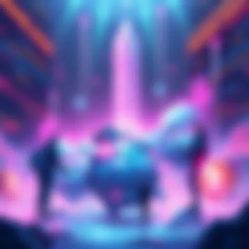 Illustration of Solana's rising dominance in blockchain with large investors engaging, symbolizing investor confidence and market activity.