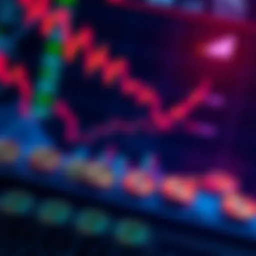 A graphic showing a downward trend in trading charts with images of coins labeled Solana, capturing the financial losses from memecoin trading.