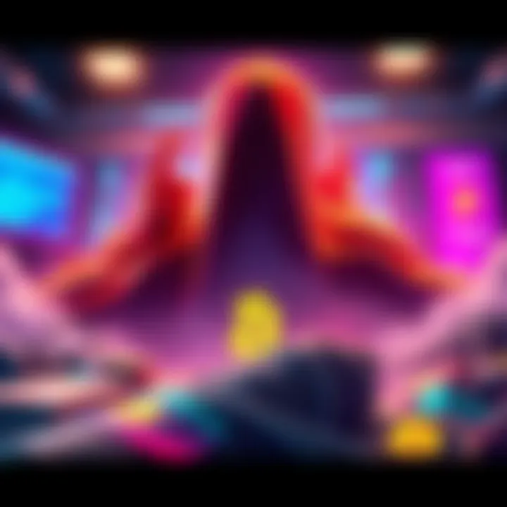 A visual representation of the potential gains and risks in Solana memes, featuring vibrant graphics and cryptocurrency symbols.