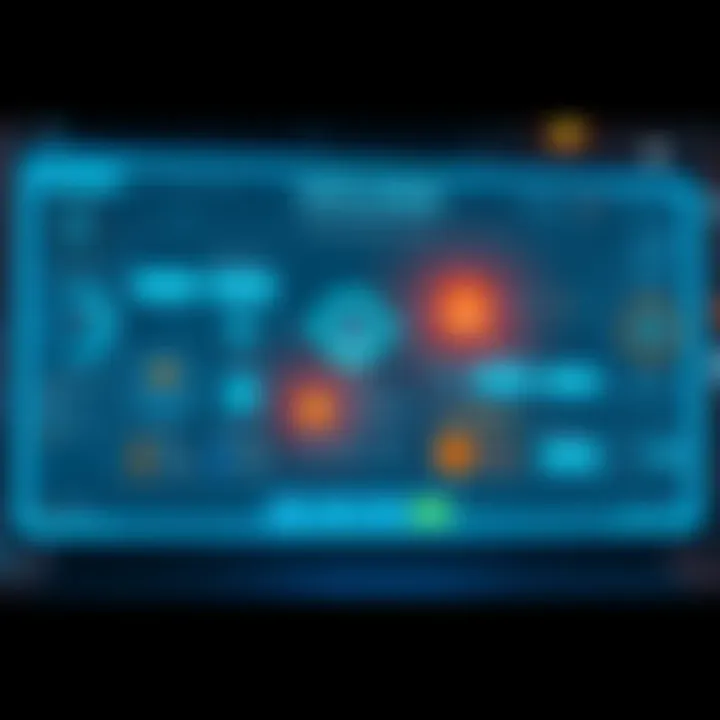A digital representation of a Solana Permissioned Environment showing private transaction controls, validator settings, and network management options on a user-friendly interface.