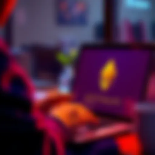 A person using a laptop to transfer cryptocurrency from a Phantom wallet to MetaMask