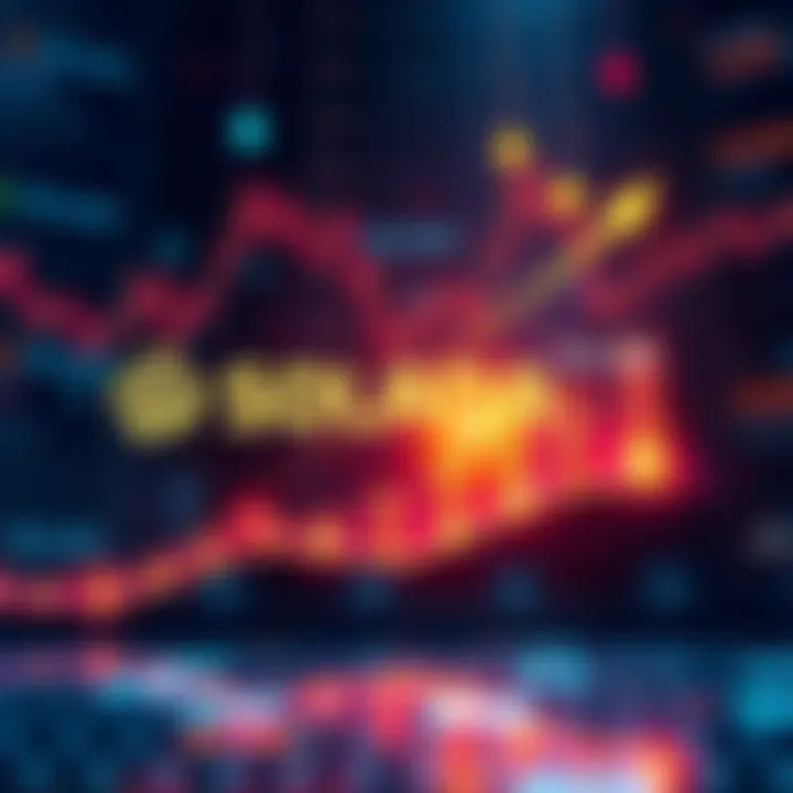 A graphic showing growth in tokenized equities with Solana's logo and financial symbols
