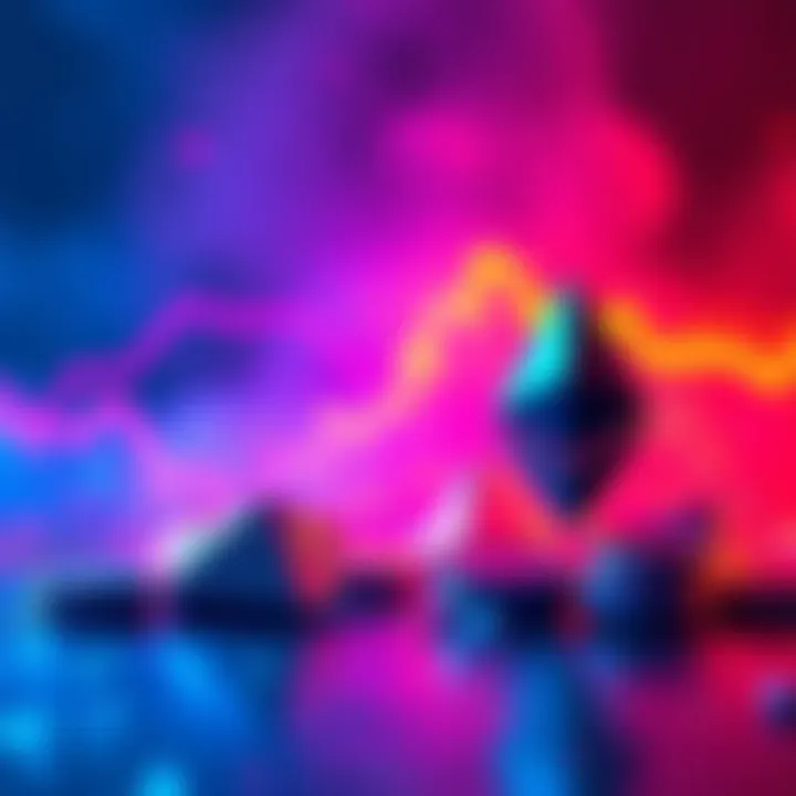 A graphic showing Solana's fast transaction speed alongside Ethereum's rising fees during a market crash.