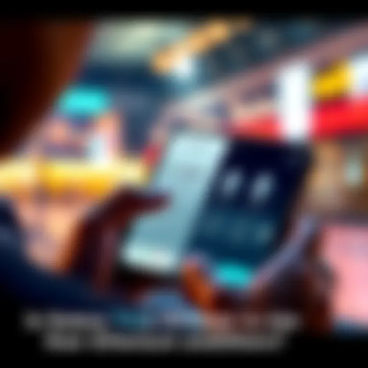 A person using a smartphone with Solana and Ethereum wallet interfaces displayed, comparing features and ease of use, with a focus on low fees and simplicity.