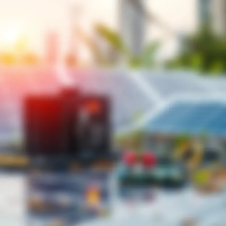 A visual representation of solar panels powering cryptocurrency mining equipment, with Raspberry Pis connected to solar panel APIs, set against a backdrop of green energy and technology integration.