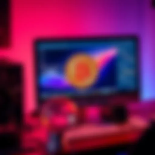 A Mac computer with a Bitcoin mining setup showing software interface and Avalon Nano 3S connected