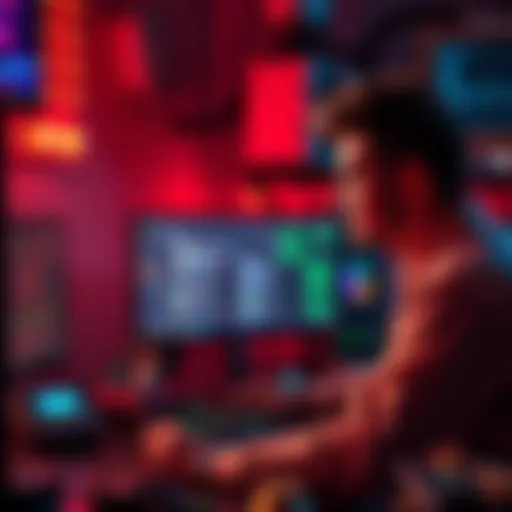 A person setting up a solo mining operation on their computer using an umbrel node, displaying software and hardware configurations.