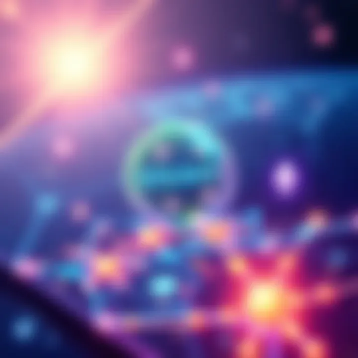 Solray Protocol Launch Illustration showing Solana and other blockchains like Cosmos and Ethereum connected through Solray, symbolizing seamless asset transfer.