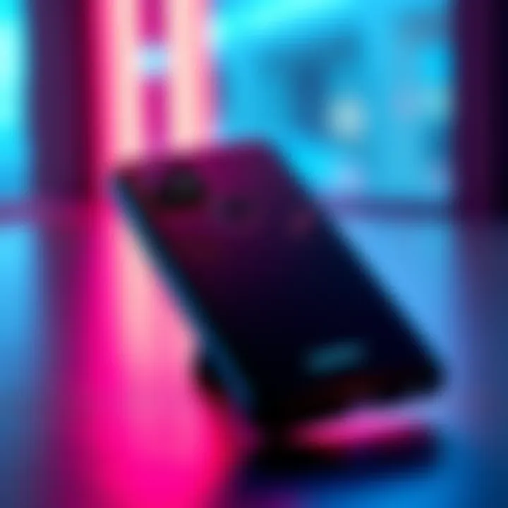 The Solyd case fitted on the Seeker smartphone, showing its solid design and snug fit