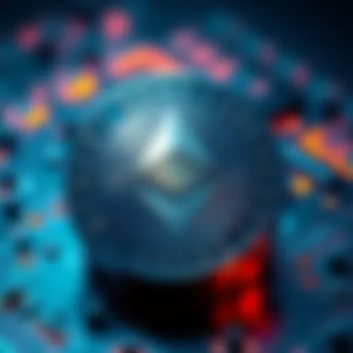 Sony's logo with a digital coin representing the USDSC stablecoin on Ethereum Layer 2 background