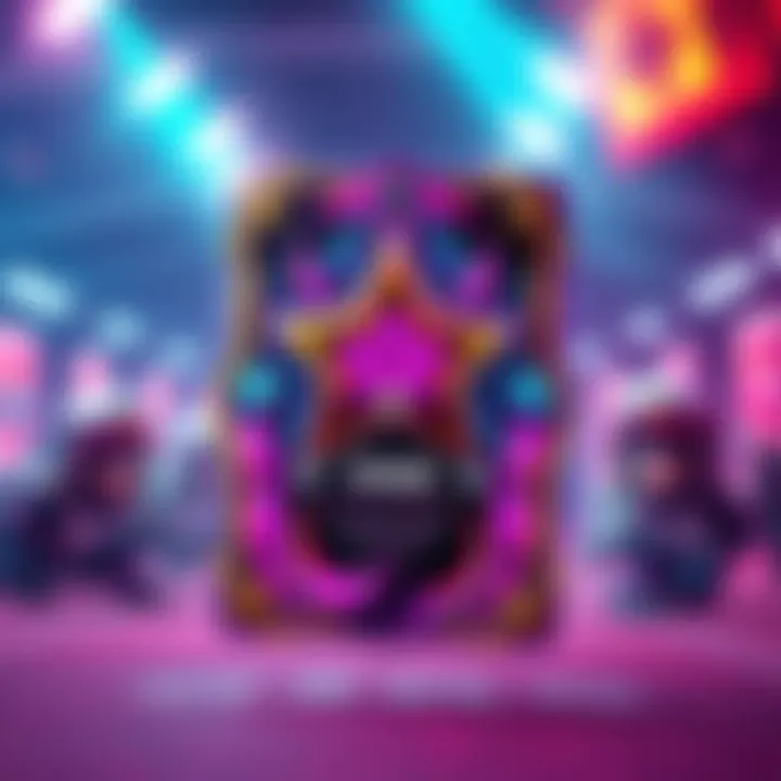 Newly designed All-Star card from Sorare with bright colors and unusual graphics, criticized by fans as unattractive