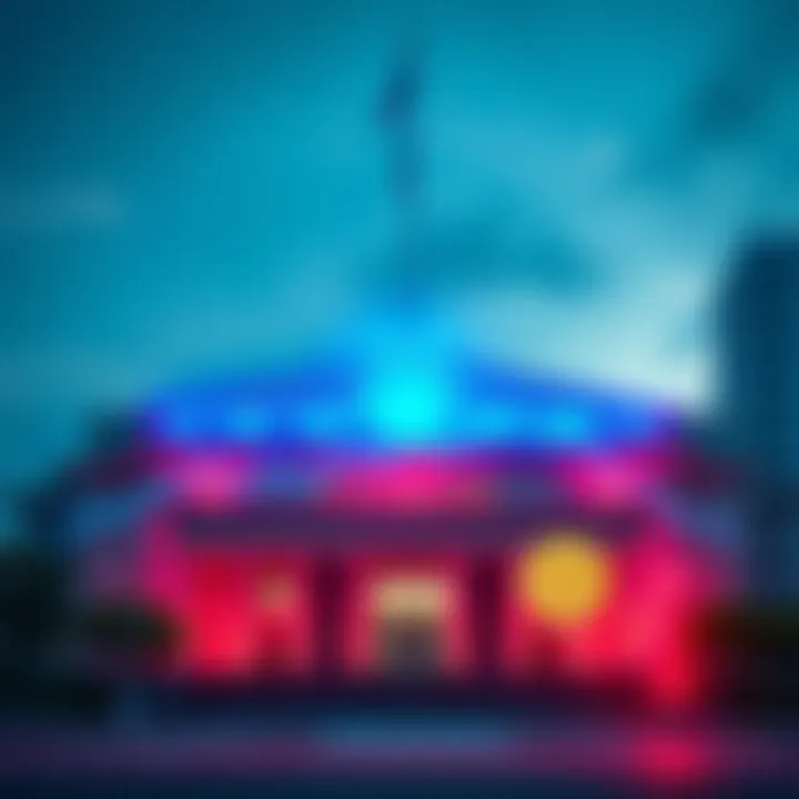 South Korea's central bank building with a digital currency graphic overlay, symbolizing its new crypto investment policy